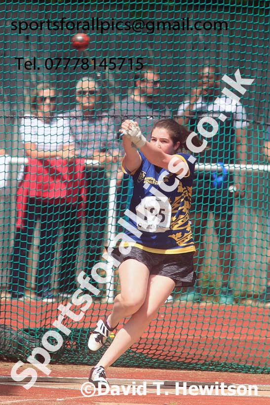 Senior Womens hammer, 2024 Northern Senior and Under-20s Track and Field Champs, Middlesbrough.  Photo: David T. Hewitson/Sports for All Pics